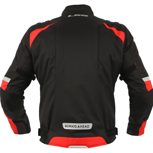 Куртка текстильная LS2 Serra Man Черно-Красный фото 3