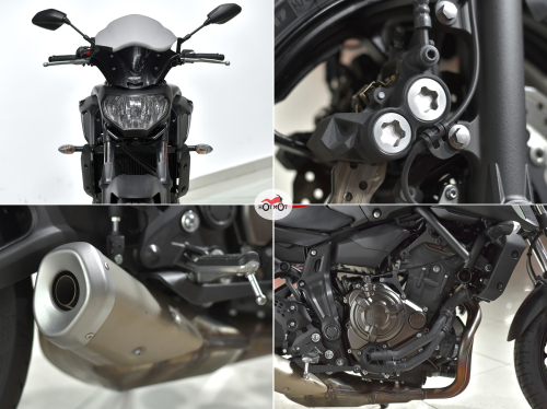 Мотоцикл YAMAHA MT-07А 2018, Черный фото 10