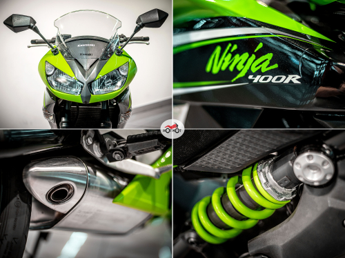 Мотоцикл KAWASAKI ER-4f (Ninja 400R) 2012, Зеленый фото 10