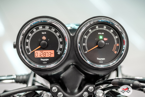 Мотоцикл TRIUMPH BONNEVILLE 900 2015, МНОГОЦВЕТНЫЙ (БЕЛЫЙ,СИНИЙ) фото 9