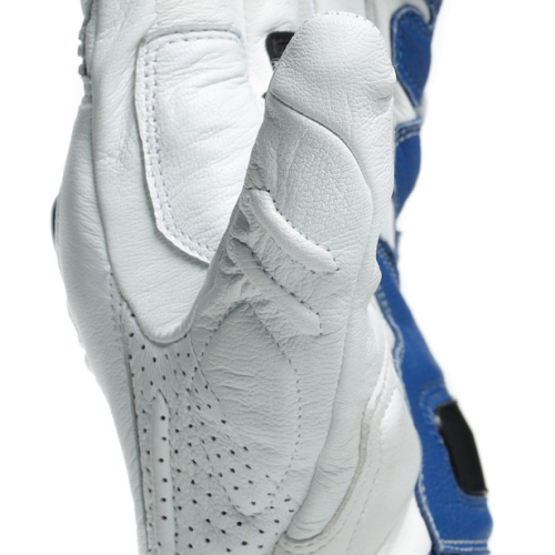 Перчатки кожаные Dainese 4-STROKE 2 White/Light-Blue фото 2