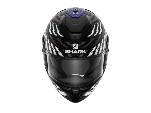 Шлем Shark SPARTAN GT E-BRAKE BCL. MICR. MAT Black/Blue/Anthracite фото 2
