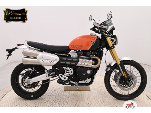 Мотоцикл TRIUMPH Scrambler 2024, Оранжевый фото 2