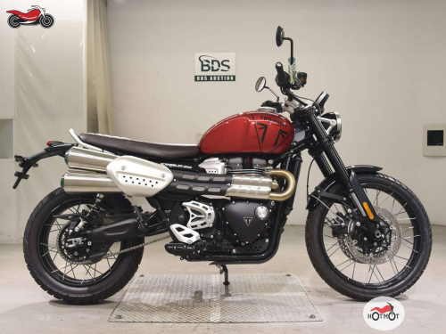 Мотоцикл Triumph Scrambler 2024, КРАСНЫЙ