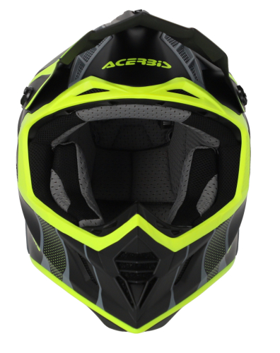Шлем Acerbis X-TRACK 22-06 Black/Fluo-Yellow фото 2