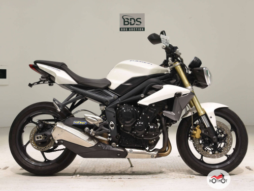 Мотоцикл TRIUMPH Street Triple 2013, белый фото 2