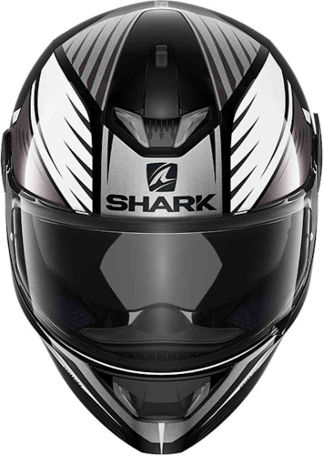 Шлем Shark SKWAL 2.2 HALLDER Black/White/Antracite фото 2