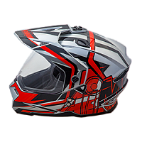 Шлем AiM JK802S Red/Grey/Black
