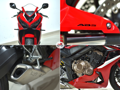 Мотоцикл HONDA CBR 650R 2021, Красный фото 10