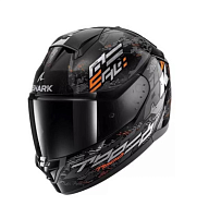 Шлем Shark RIDILL 2 MOLOKAI Black/Silver/Orange