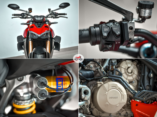 Мотоцикл DUCATI Streetfighter V4 2021, Красный фото 10