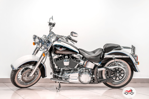 Мотоцикл Harley Davidson Softail Deluxe 2012, Белый фото 4
