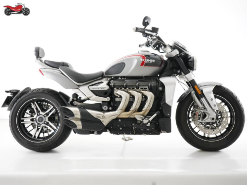 Мотоцикл Triumph Rocket III 2021, СЕРЫЙ