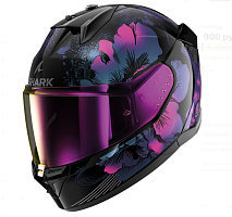 Шлем Shark D-SKWAL 3 MAYFER Black/Violet/Glitter