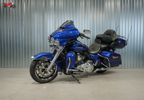 Мотоцикл Harley-Davidson Ultra Limited 2015, БЕЛЫЙ, СИНИЙ фото 3