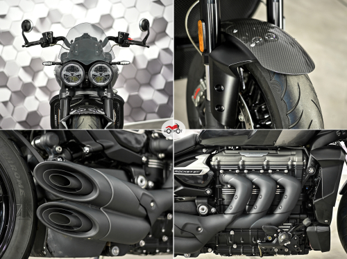 Мотоцикл TRIUMPH Rocket 3 2021, Черный фото 10