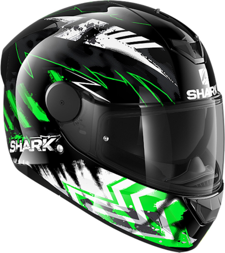 Шлем Shark D-SKWAL 2 PENXA Black/Green/Yellow фото 2