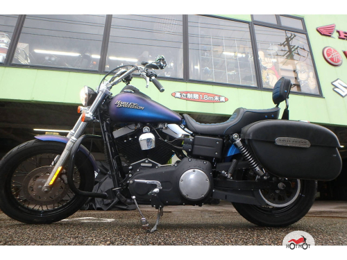 Мотоцикл Harley-Davidson Fat Bob 2010, ФИОЛЕТОВЫЙ фото 2