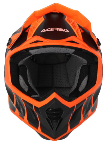 Шлем Acerbis X-TRACK 22-06 Orange-Fluo/Black фото 2