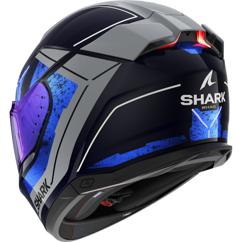 Шлем Shark SKWAL i3 RHAD Blue/Chrome/Silver фото 2