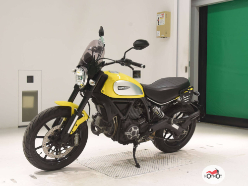 Мотоцикл DUCATI Scrambler 2015, желтый фото 4