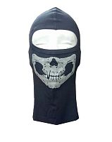 Подшлемник Rexwear LNR с рисунком череп Black