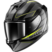 Шлем Shark D-SKWAL 3 SIZLER Black/Anthracite/Yellow