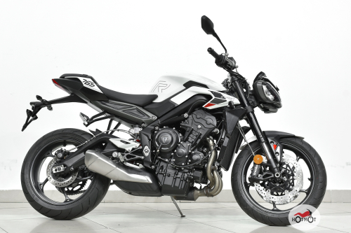 Мотоцикл TRIUMPH Street Triple 2023, белый фото 3