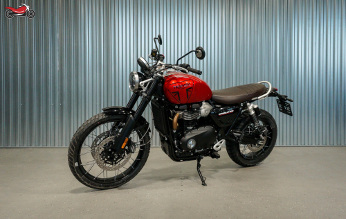 Мотоцикл Triumph Scrambler 2024, КРАСНЫЙ фото 3