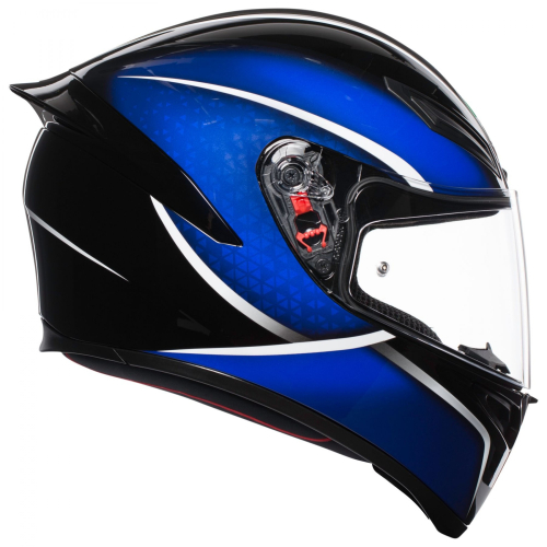 Шлем AGV K-1 MULTI Qualify Black/Blue фото 3
