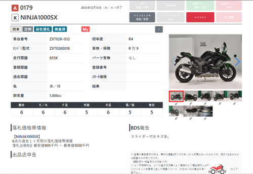 Мотоцикл KAWASAKI Z 1000SX 2022, Черный фото 11