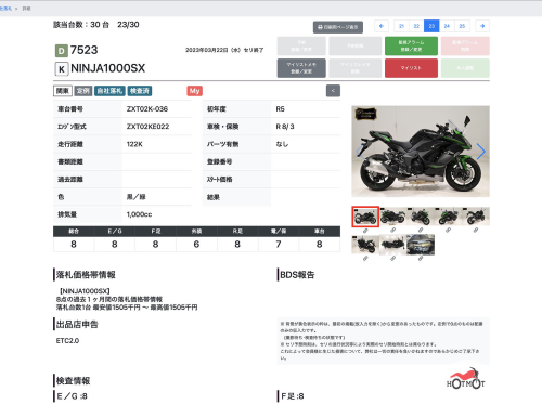 Мотоцикл KAWASAKI Z 1000SX 2022, Черный фото 13