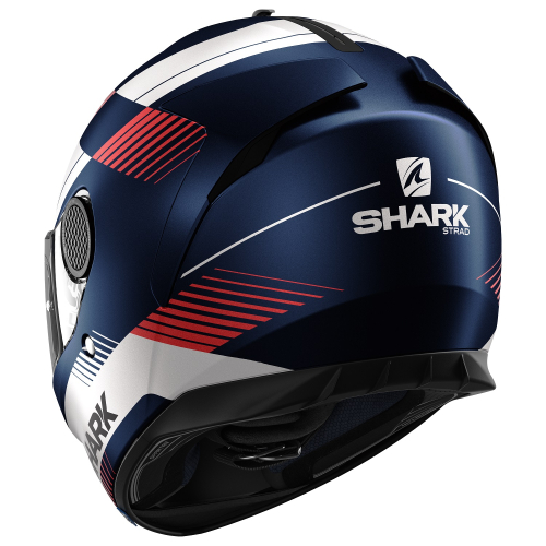 Шлем Shark SPARTAN 1.2 STRAD MAT Blue/White/Red фото 3