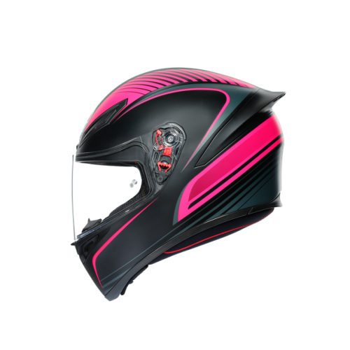 Шлем AGV K-1 MULTI Warmup Black/Pink фото 4