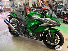 Классический мотоцикл KAWASAKI Z 1000SX Зеленый