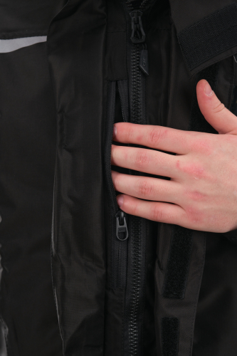 Куртка дождевая Dragonfly Evo (мембрана) Черный фото 4