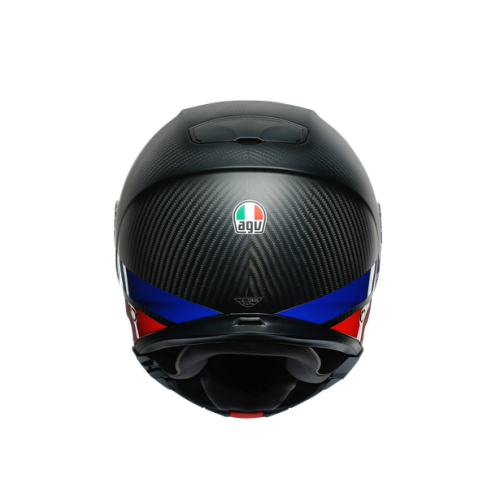 Шлем AGV SPORTMODULAR MULTI Layer Carbon/Red/Blue фото 8