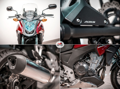 Мотоцикл HONDA 400X 2015, Красный фото 10
