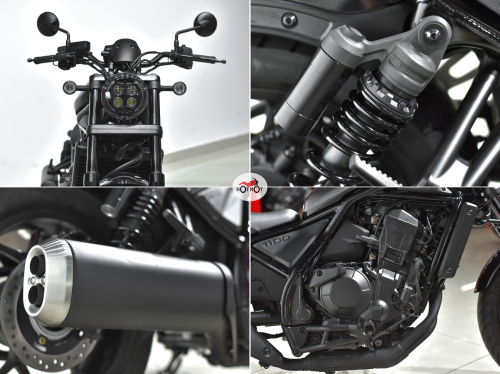 Мотоцикл HONDA Rebel 1100 2023, Черный фото 10
