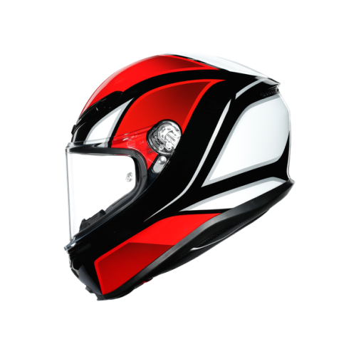Шлем AGV K-6 MULTI Hyphen Black/Red/White фото 4