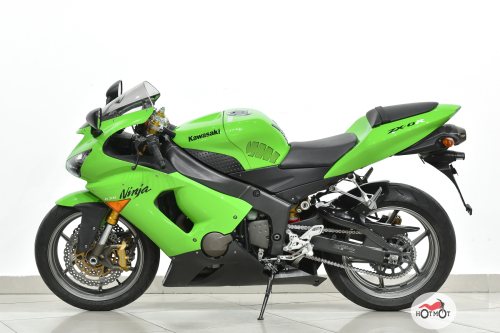 Мотоцикл KAWASAKI ZX-6R 2005, Зеленый фото 4