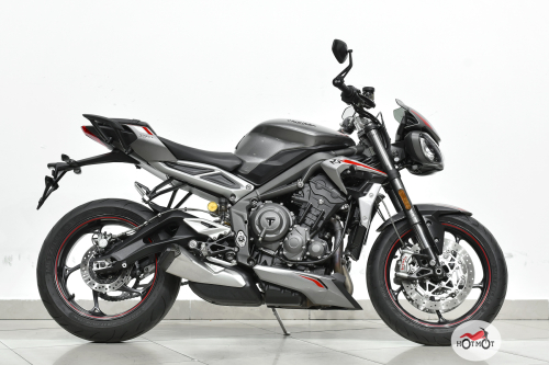 Мотоцикл TRIUMPH Street Triple R 2021, СЕРЫЙ фото 3