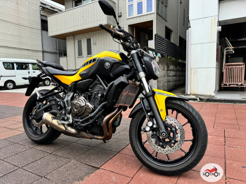 Мотоцикл YAMAHA MT-07 (FZ-07) 2016, желтый фото 8