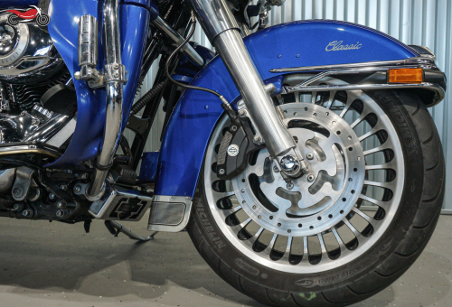 Мотоцикл Harley-Davidson Electra Glide 2009, БЕЛЫЙ, СИНИЙ фото 8