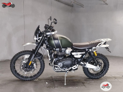 Мотоцикл Triumph Scrambler 2021, ЧЕРНЫЙ фото 2