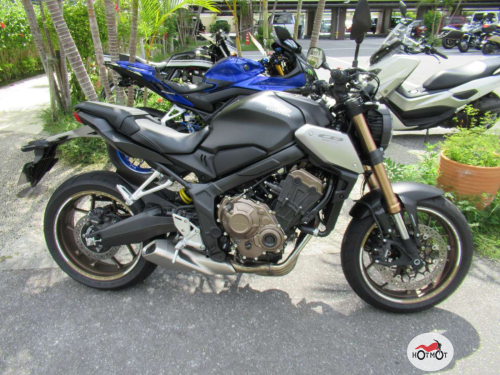 Мотоцикл HONDA CB 650R 2022, Черный фото 2