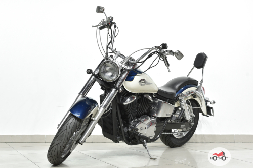 Мотоцикл HONDA SHADOW750 1999, белый, синий фото 2