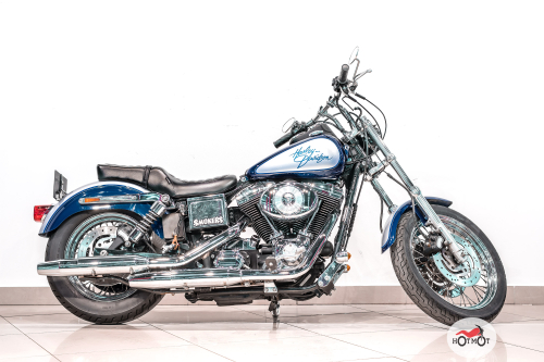 Мотоцикл Harley Davidson Dyna Low Rider 2000, СИНИЙ фото 3