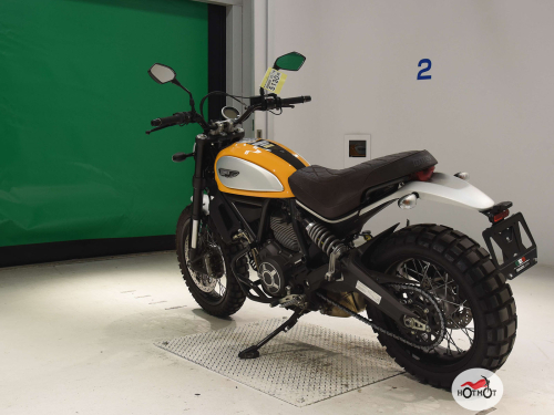 Мотоцикл DUCATI Scrambler 800 2016, желтый фото 6