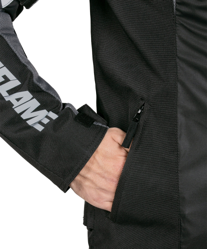 Куртка текстильная Inflame BREATHE Черно-Серый фото 7